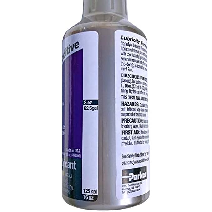 Stanadyne LUBRICITY FORMULA PINT BOTTLE 16 OZ, CASE OF 12 BOTTLES TREATS 125 GALLONS DIESEL FUEL PER BOTTLE. - Image 5